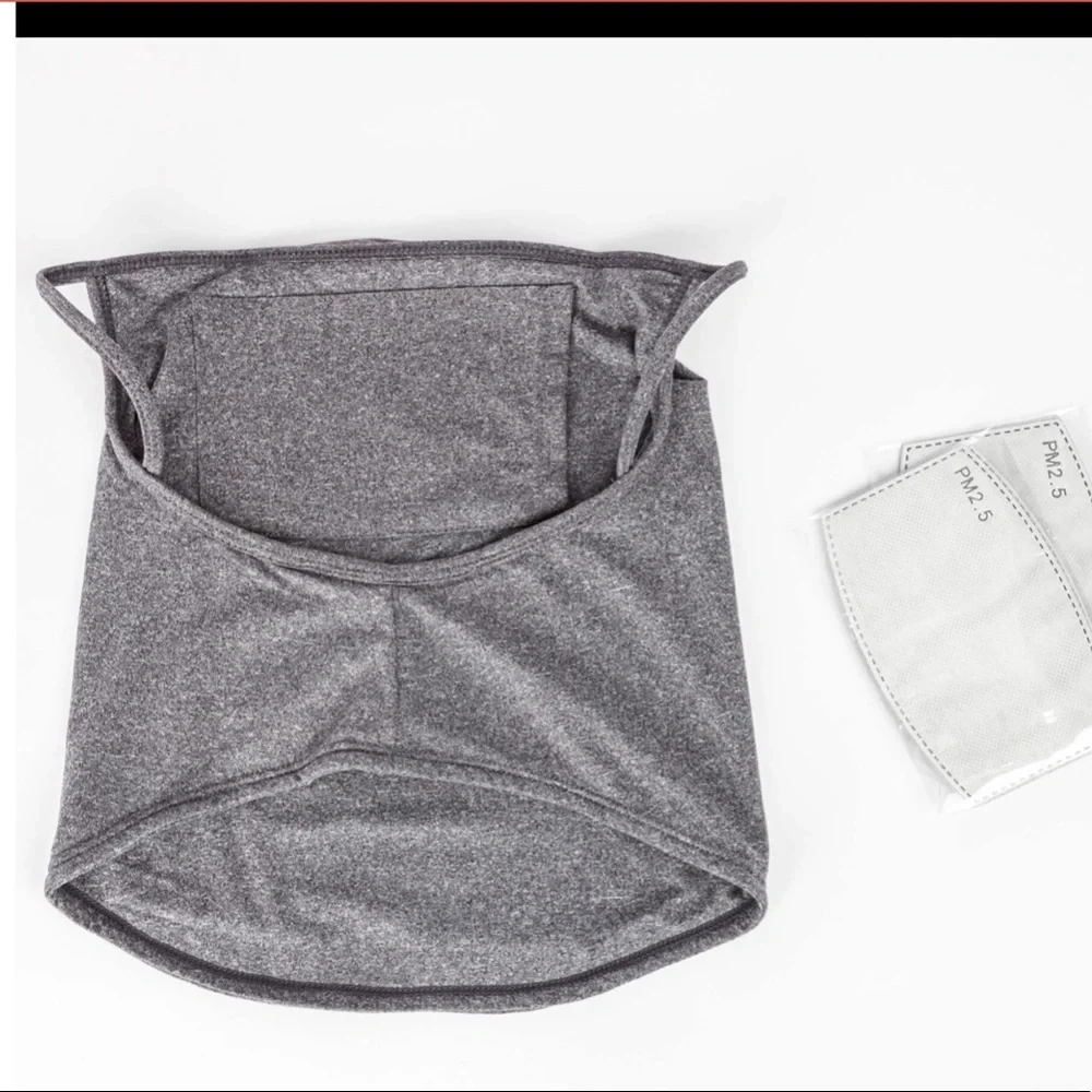 Women's Face Mask Gaiter Filter NWT